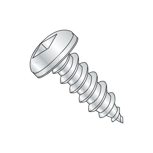 Newport Fasteners Self-Drilling Screw, #6 x 3/4 in, Zinc Plated Steel Pan Head Square Drive, 5000 PK 868663-5000 - main